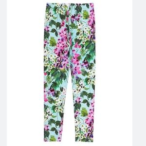 Dolce & Gabbana Kids Multicolor Floral Print leggings